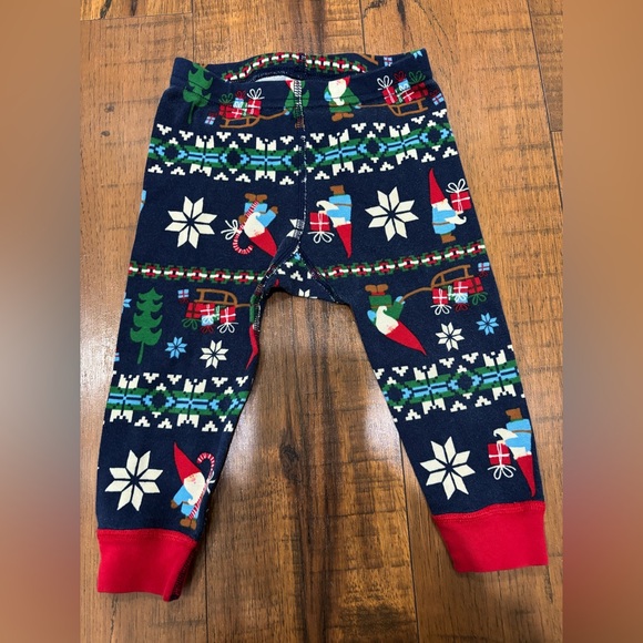Hanna Andersson Gnome Christmas Winter Long John Organic Pajama Set, 18-24 mos - Picture 6 of 8